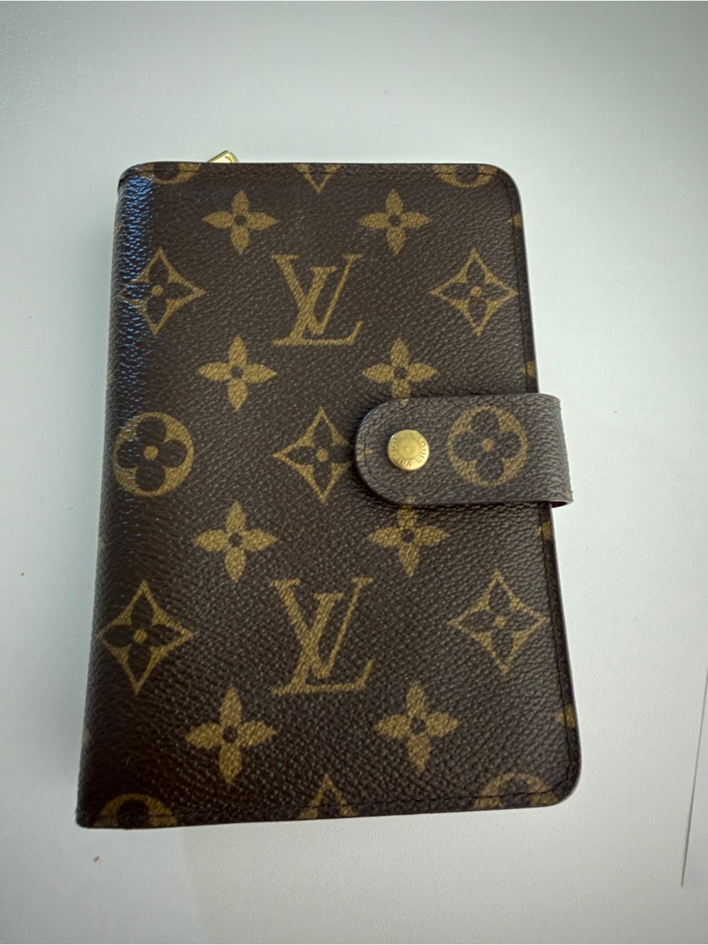 Vintage 2004 Louis Vuitton Monogram Travel Wallet / Double Passport Holder